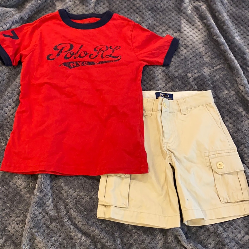 EC adorable Ralph Lauren Polo boys outfit sz5
